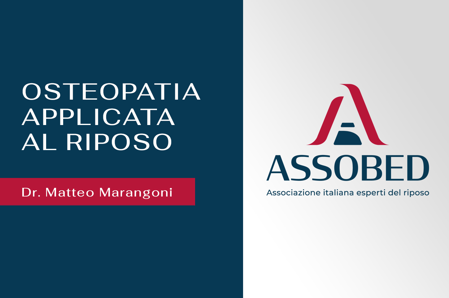 Corso Osteopatia e postura notturna 2